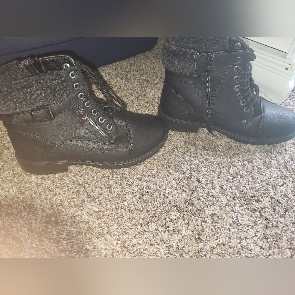 Black boots